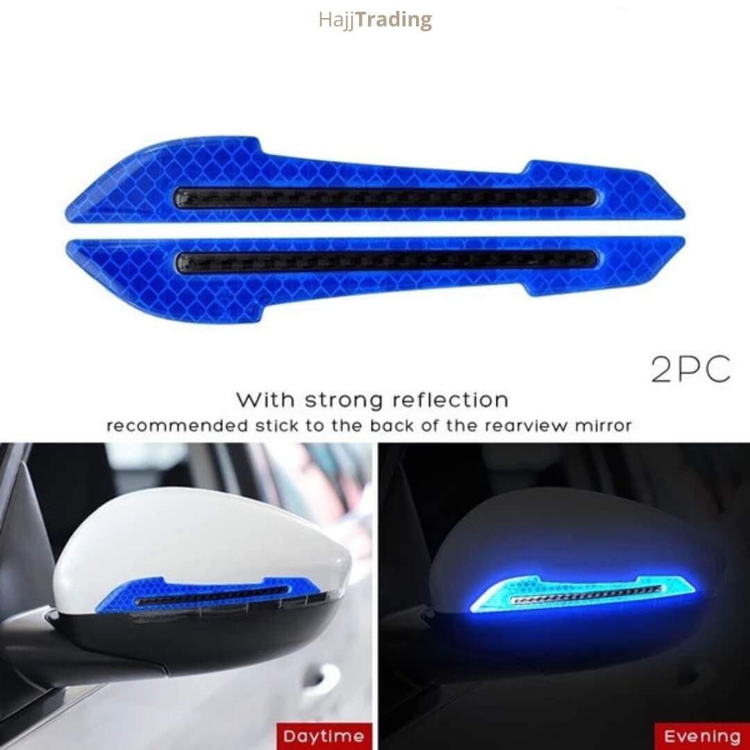 Reflective Mirror Stickers – Fluorescent, Waterproof Safety Set