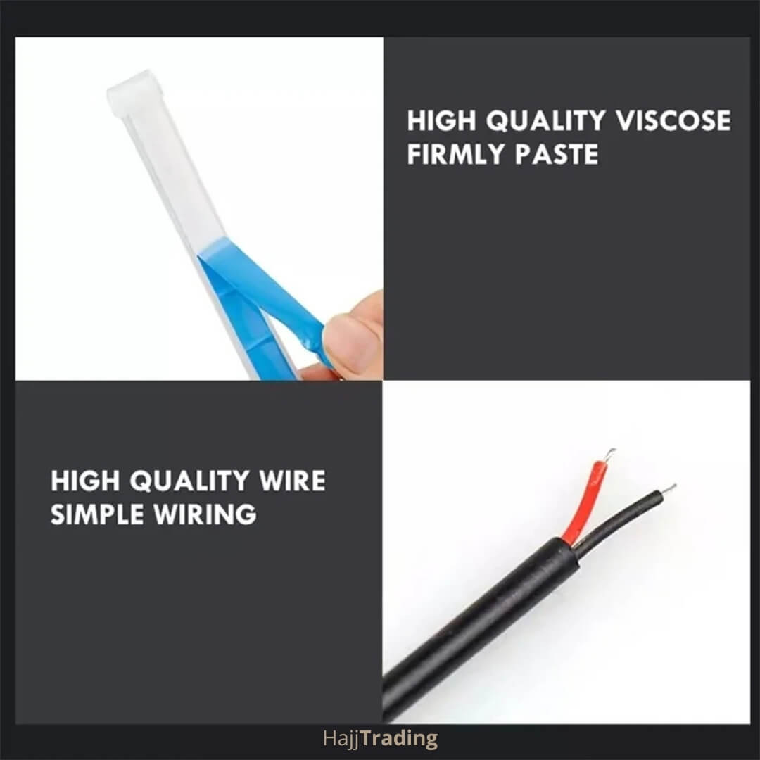 Car Door Warning Strip Lights โ Dual Color Red & White