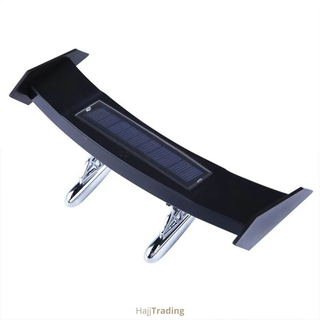 Solar Mini Spoiler LED Tail Light β Flashing Red Warning Light