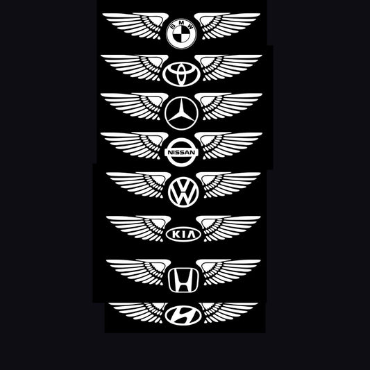 Luminous Wings Safety Stickers β 300m Visibility, Waterproof