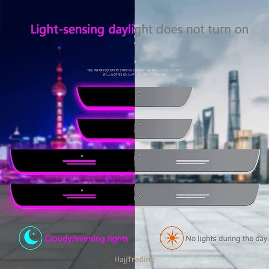 Universal Car Magnetic Door Pedal Lights Set