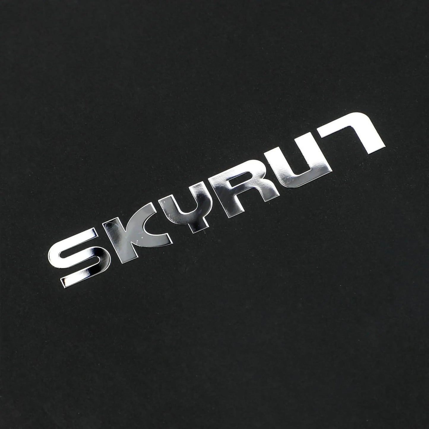 Metallic Logo Mini Car Stickers ā Set of 4, Waterproof, Silver