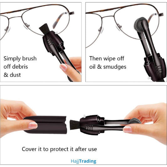 Mini Eyeglass Lens Cleaner – Portable Smudge Remover