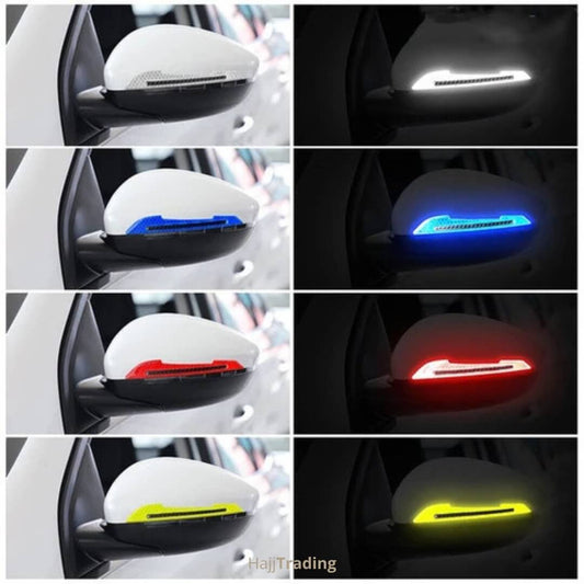 Reflective Mirror Stickers – Fluorescent, Waterproof Safety Set