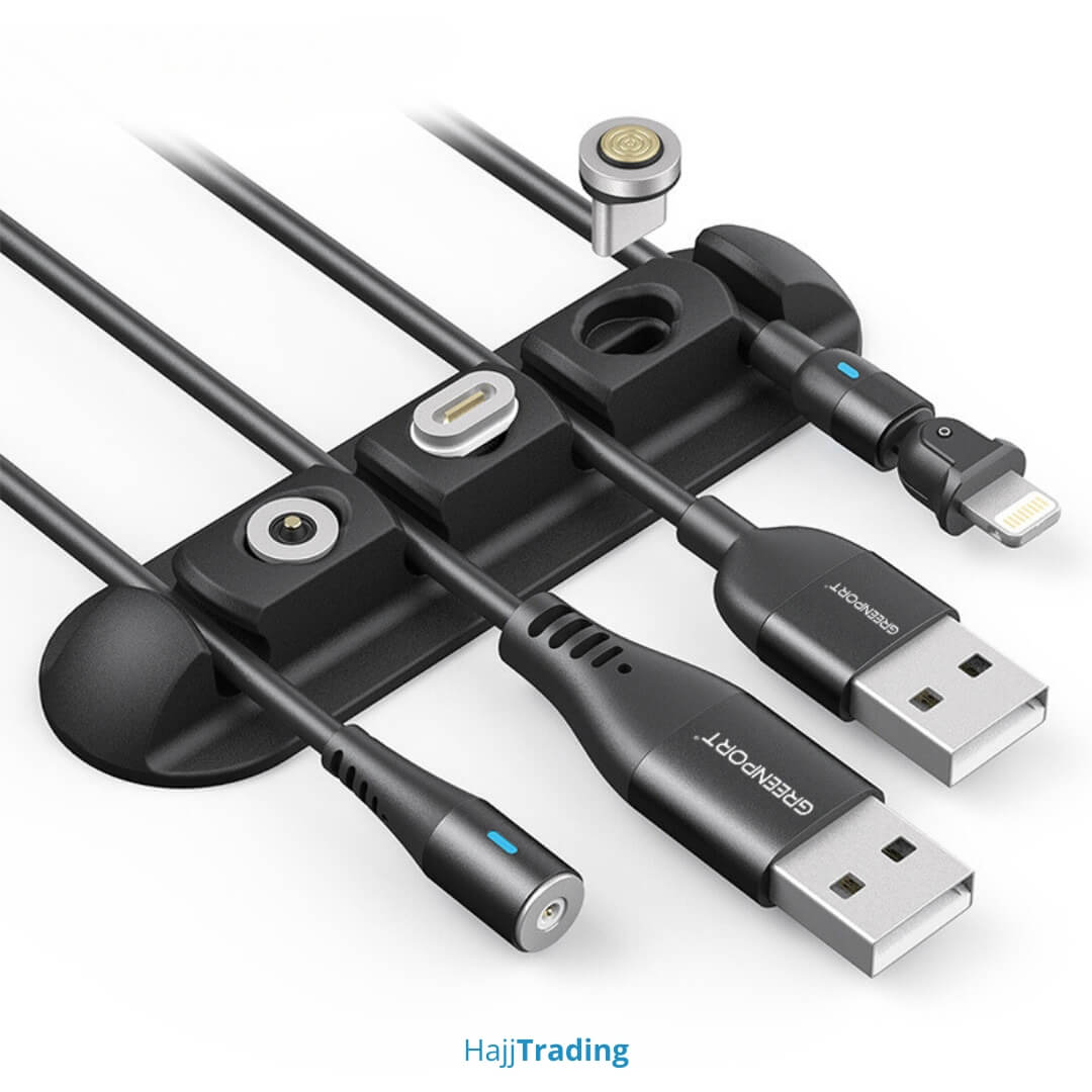 Cable Organizer Clips – Adhesive Wire Holder for Desk, Car & Home