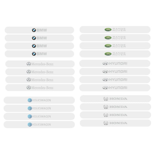 Transparent Car Door Anti-Scratch Protector Set