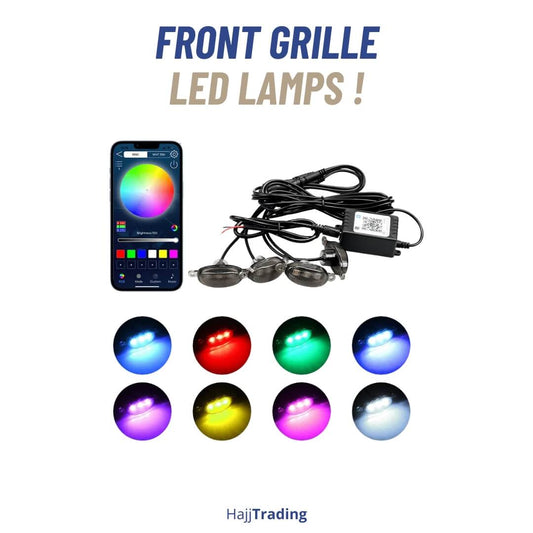 RGB Front Grille LED Lights β App Control, 12V/24V Waterproof