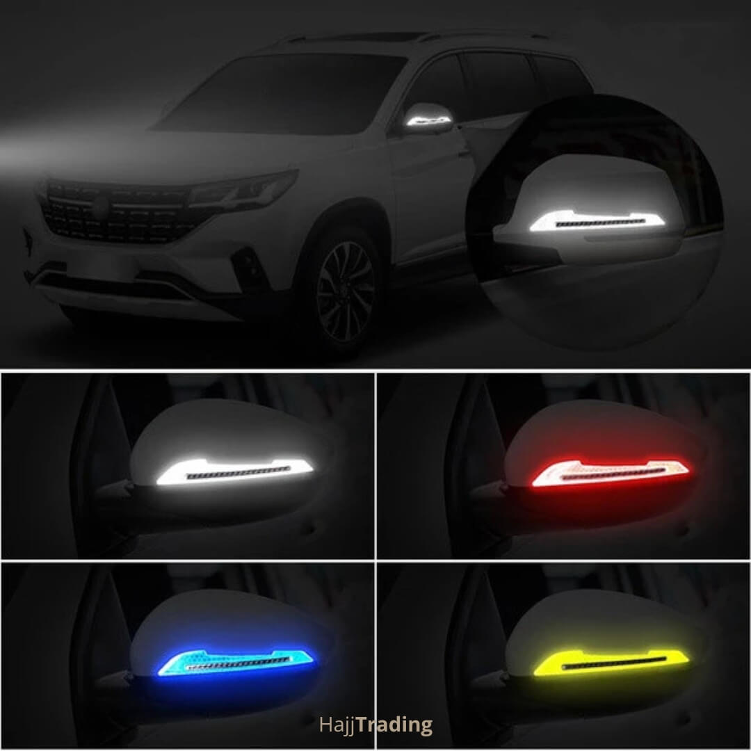 Reflective Mirror Stickers – Fluorescent, Waterproof Safety Set