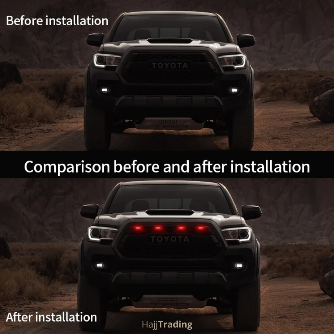 RGB Front Grille LED Lights ā App Control, 12V/24V Waterproof