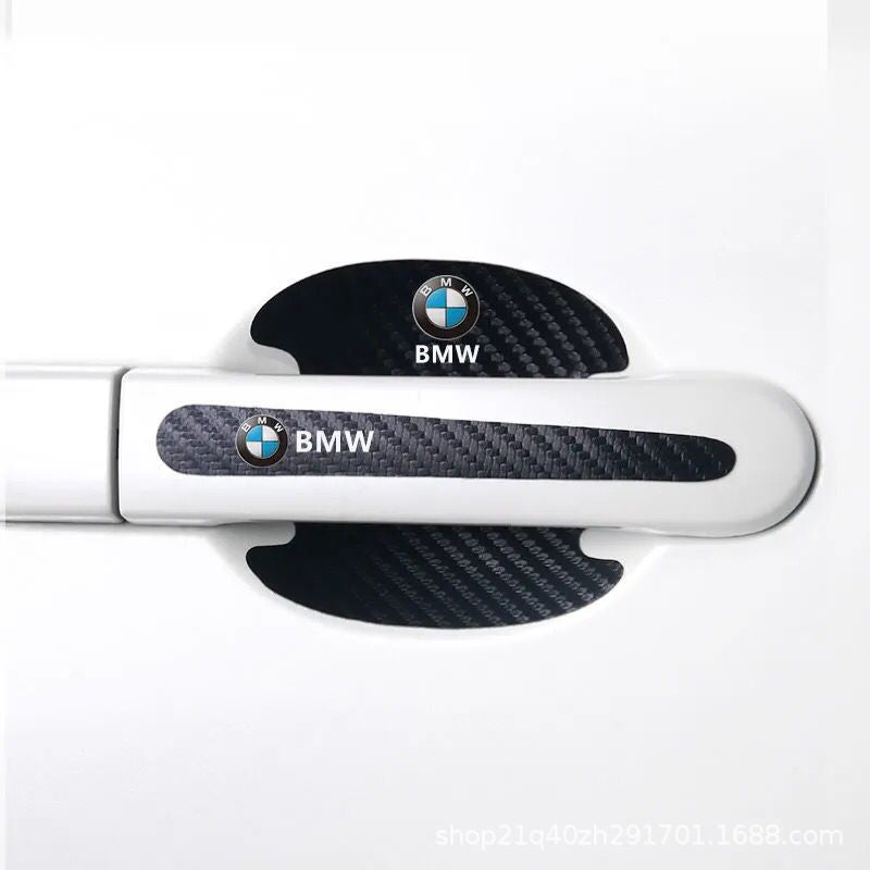 Carbon Fiber Black Car Door Anti-Scratch Protector Set