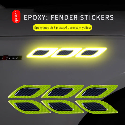 Arrow Reflective Stickers – Fluorescent, Waterproof Safety Decals