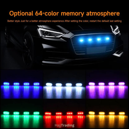RGB Front Grille LED Lights – App Control, 12V/24V Waterproof