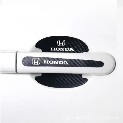 Carbon Fiber Black Car Door Anti-Scratch Protector Set