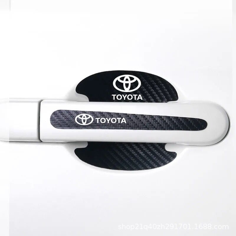 Carbon Fiber Black Car Door Anti-Scratch Protector Set