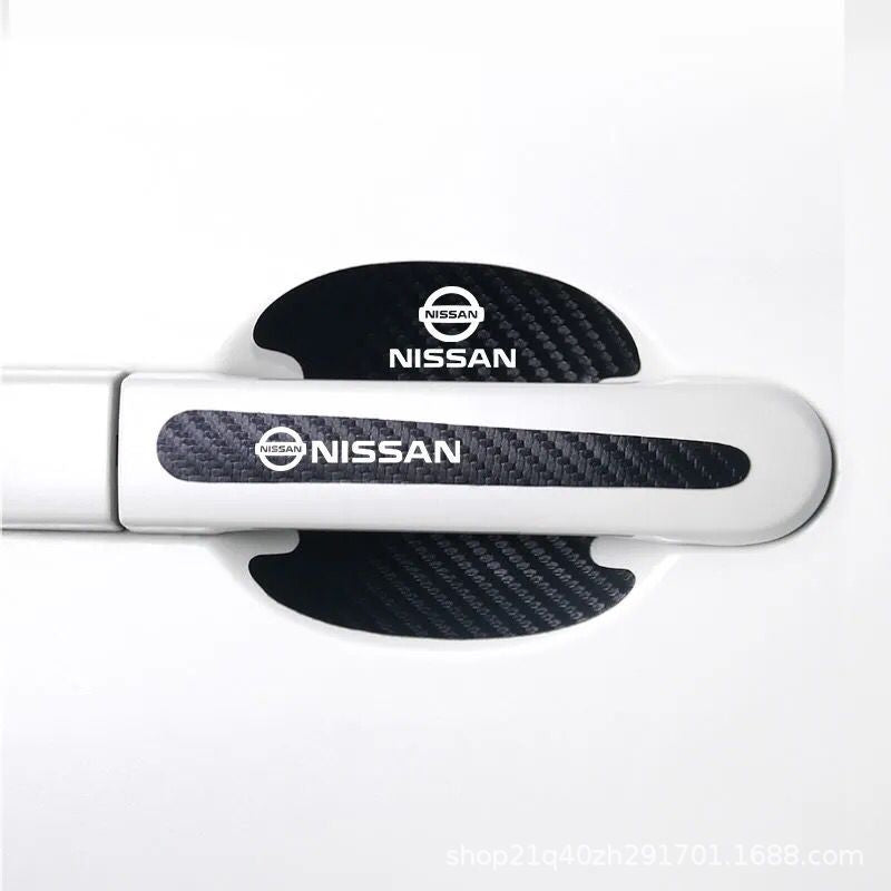 Carbon Fiber Black Car Door Anti-Scratch Protector Set