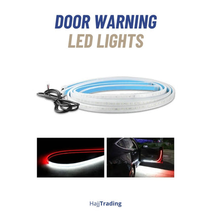 Car Door Warning Strip Lights – Dual Color Red & White