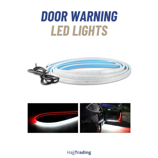 Car Door Warning Strip Lights – Dual Color Red & White
