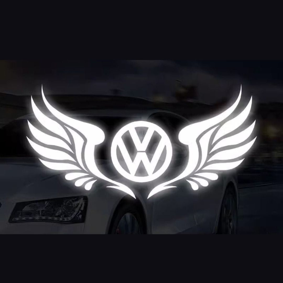 Luminous Wings Safety Stickers – 300m Visibility, Waterproof