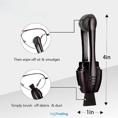 Mini Eyeglass Lens Cleaner – Portable Smudge Remover