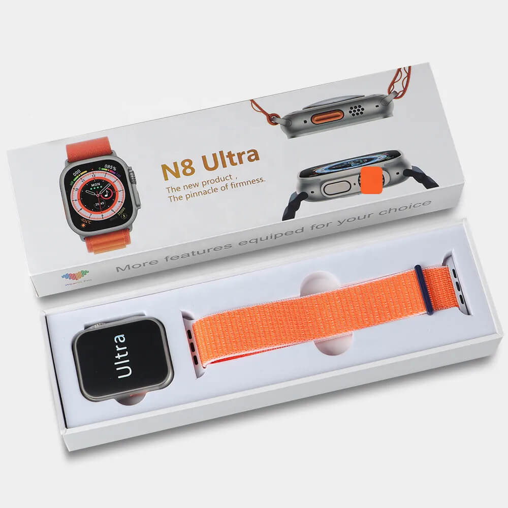 N8 Ultra Smart Watch – 2.02″ Display, Health Tracker, Compatible with Android/iOS