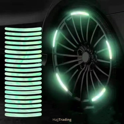 Luminous Reflective Wheel Stickers