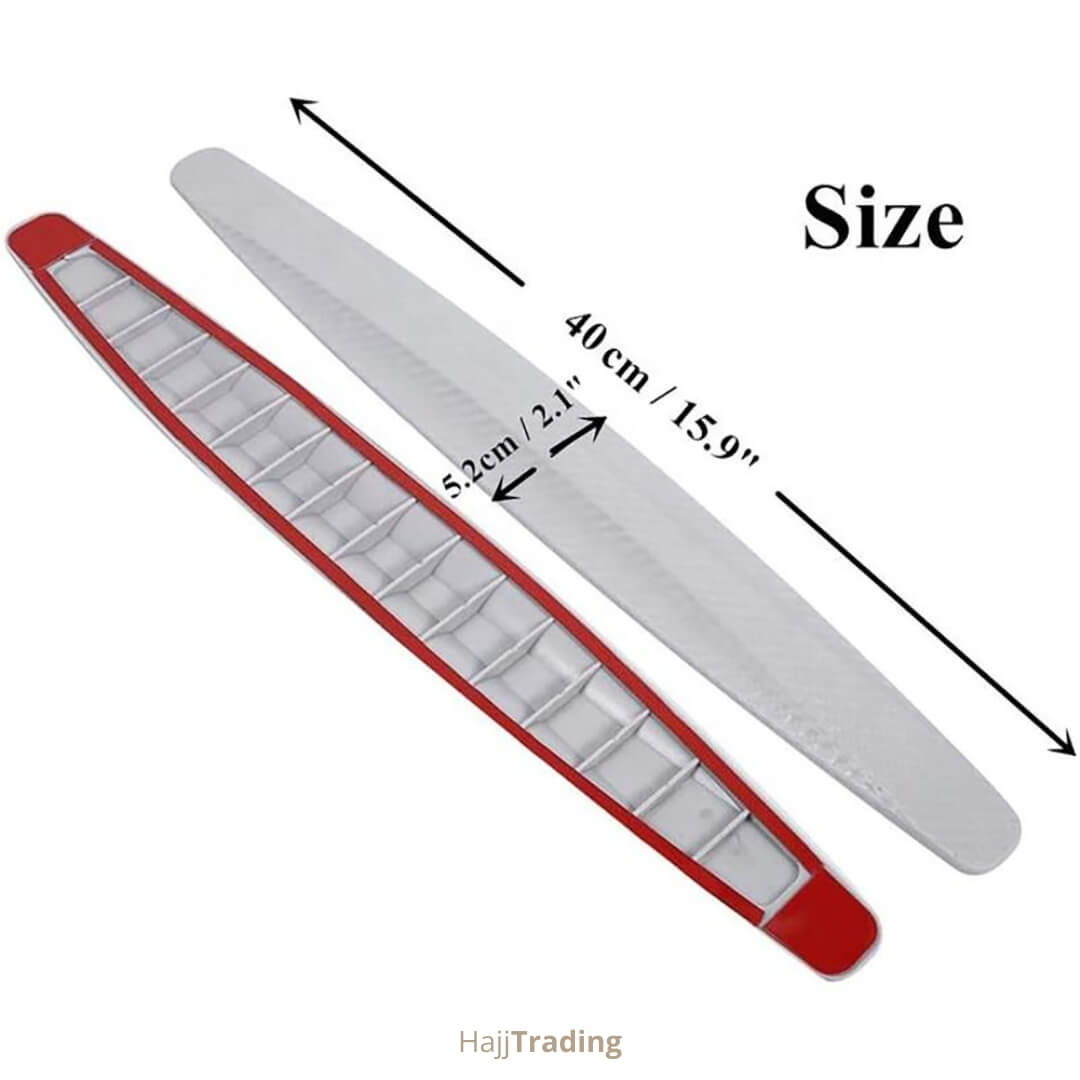 Bumper Protector Strips – Anti-Collision, Waterproof PVC (White/Gray)