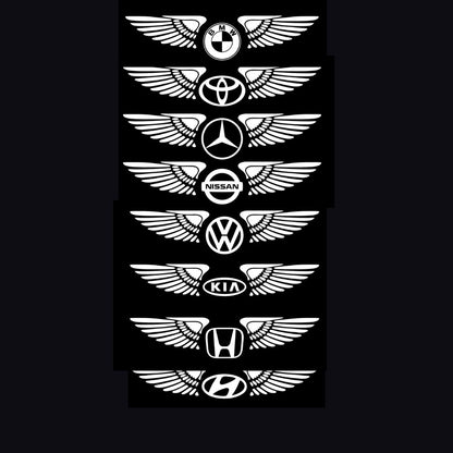 Luminous Wings Safety Stickers – 300m Visibility, Waterproof
