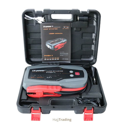 Emergency Jump Starter Power Bank – 15600mAh / 30000mAh Booster