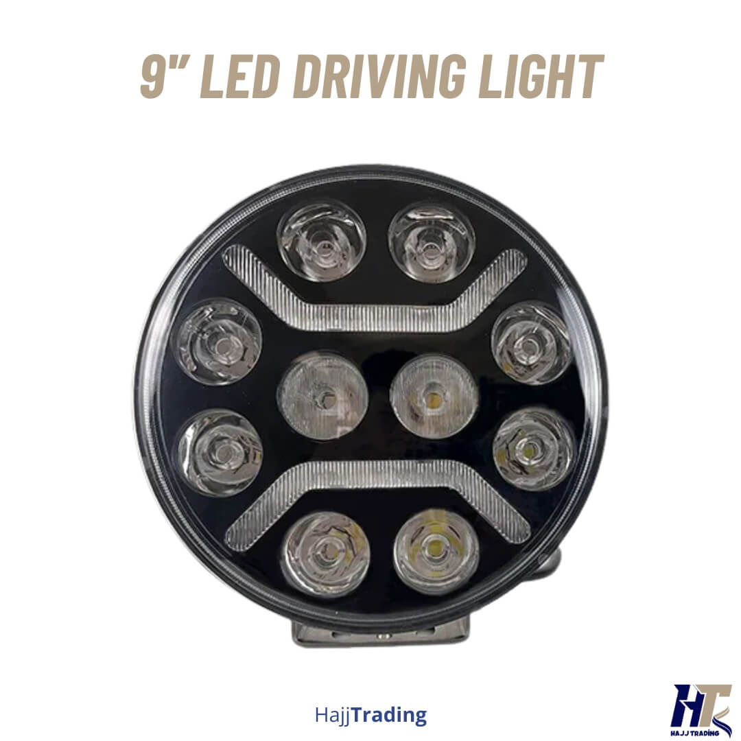 9-Inch LED Driving Light – 5 Modes, IP67 Waterproof, 12V–24V