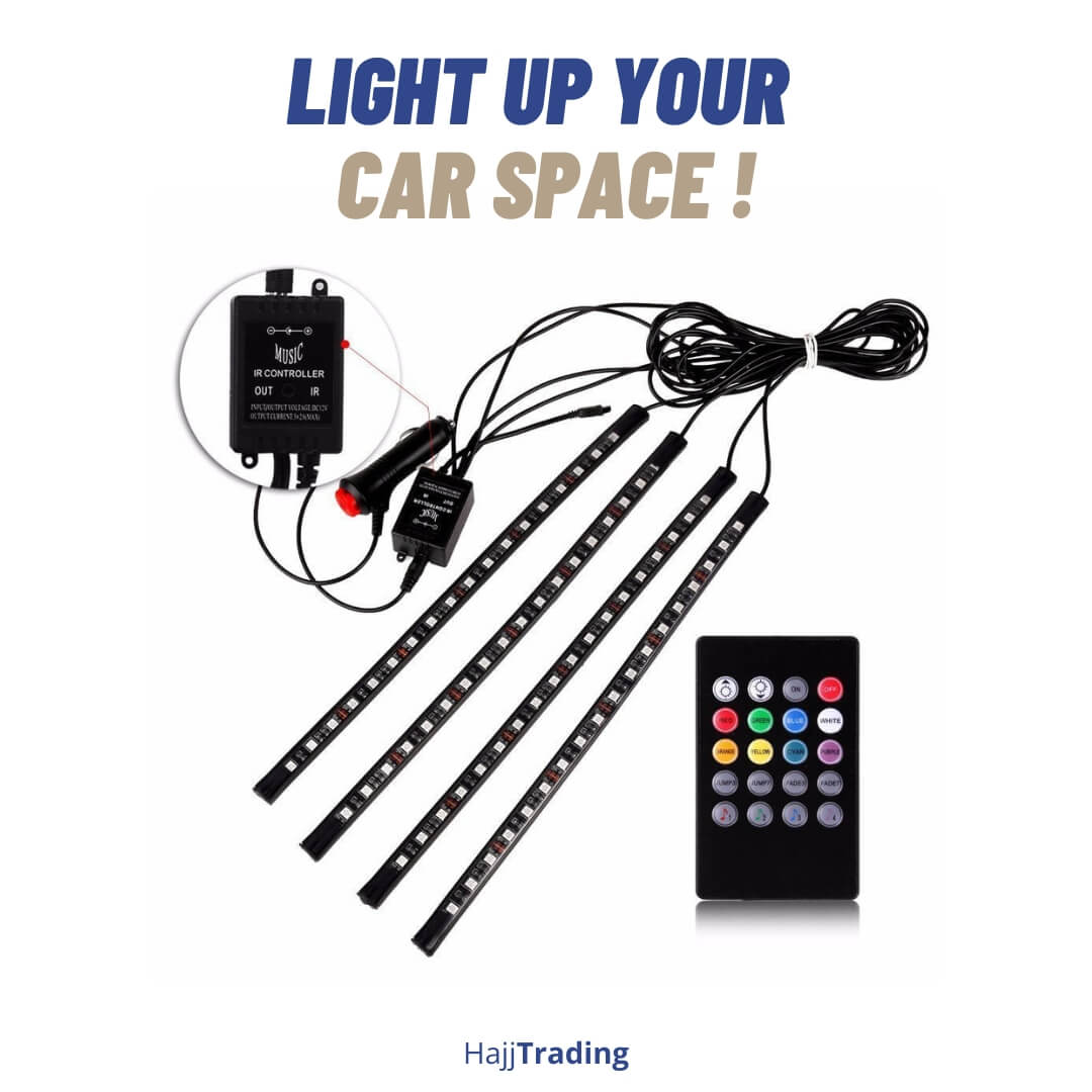 Car Ambient Interior Lighting Kit Universal Fit