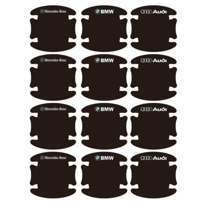 Carbon Fiber Black Car Door Anti-Scratch Protector Set