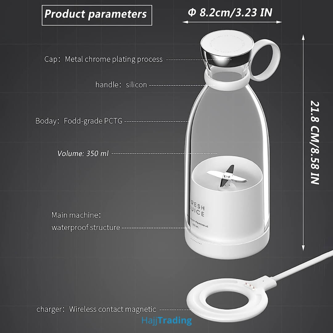 Original Blendit Portable Blender – Rechargeable Mini Juicer, 350ml