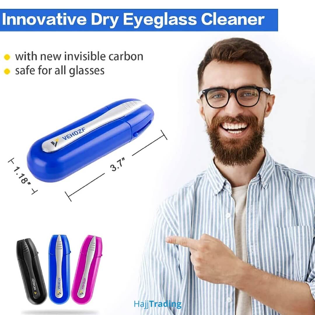 Mini Eyeglass Lens Cleaner – Portable Smudge Remover