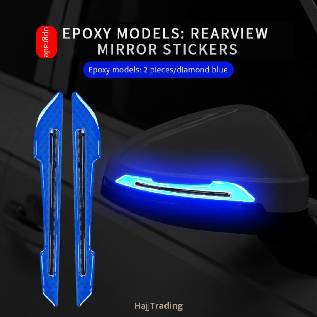 Reflective Mirror Stickers – Fluorescent, Waterproof Safety Set