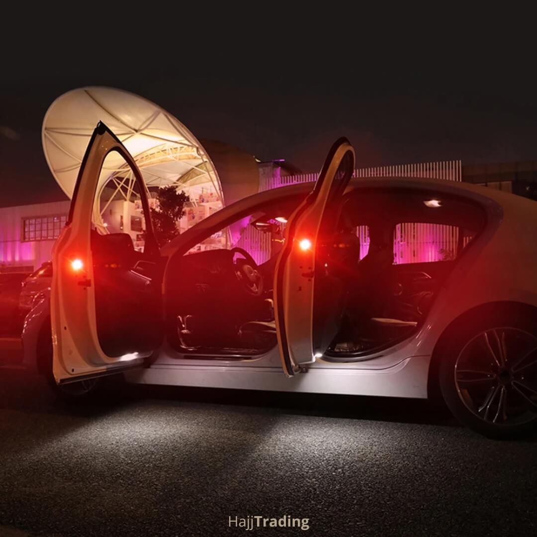 Mini Car Door Warning Strobe Lights – LED Safety, Magnetic Sensor