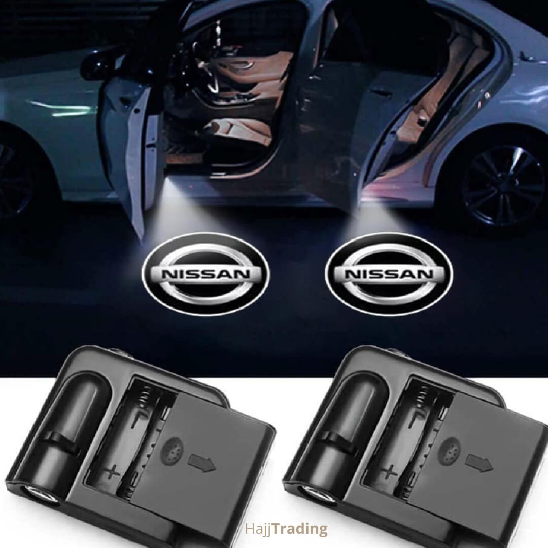 Car Door LED Logo Projector Lights – Wireless, Smart Sensor, 2pcs Set