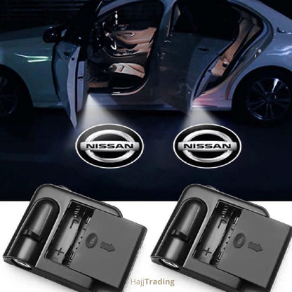 Car Door LED Logo Projector Lights – Wireless, Smart Sensor, 2pcs Set