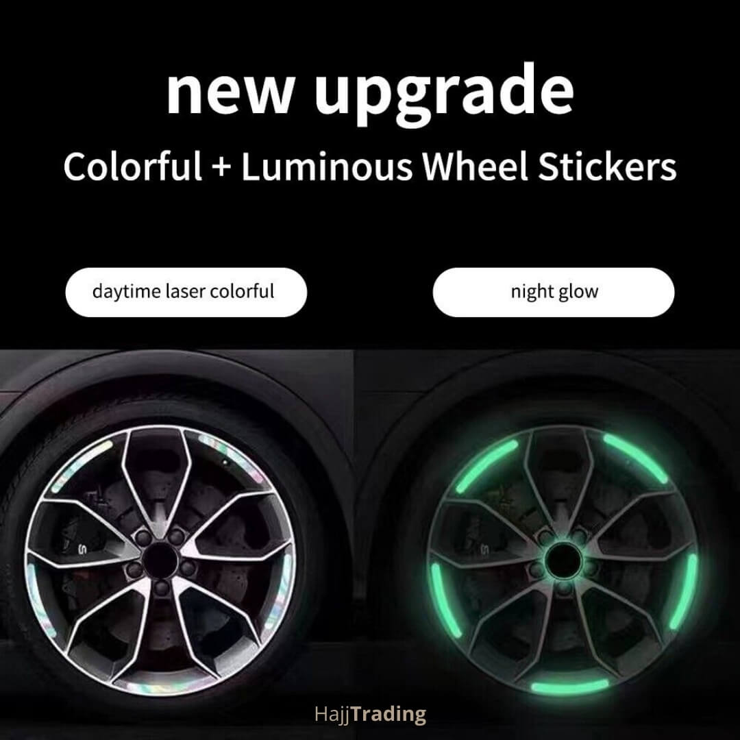 Luminous Reflective Wheel Stickers