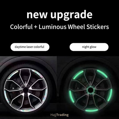 Luminous Reflective Wheel Stickers