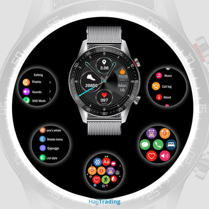 SK7 Plus Smart Watch – WhatsApp Call, TFT Display, Stylish Band | Android & iOS Compatible
