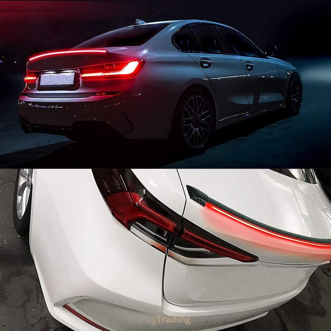 Carbon Fiber LED Spoiler Light – Dynamic Tail Brake & Turn Signal