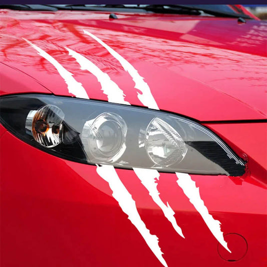 Monster Claw Car Sticker – Vinyl Scratch Decal for Car Body, Headlights, Hood