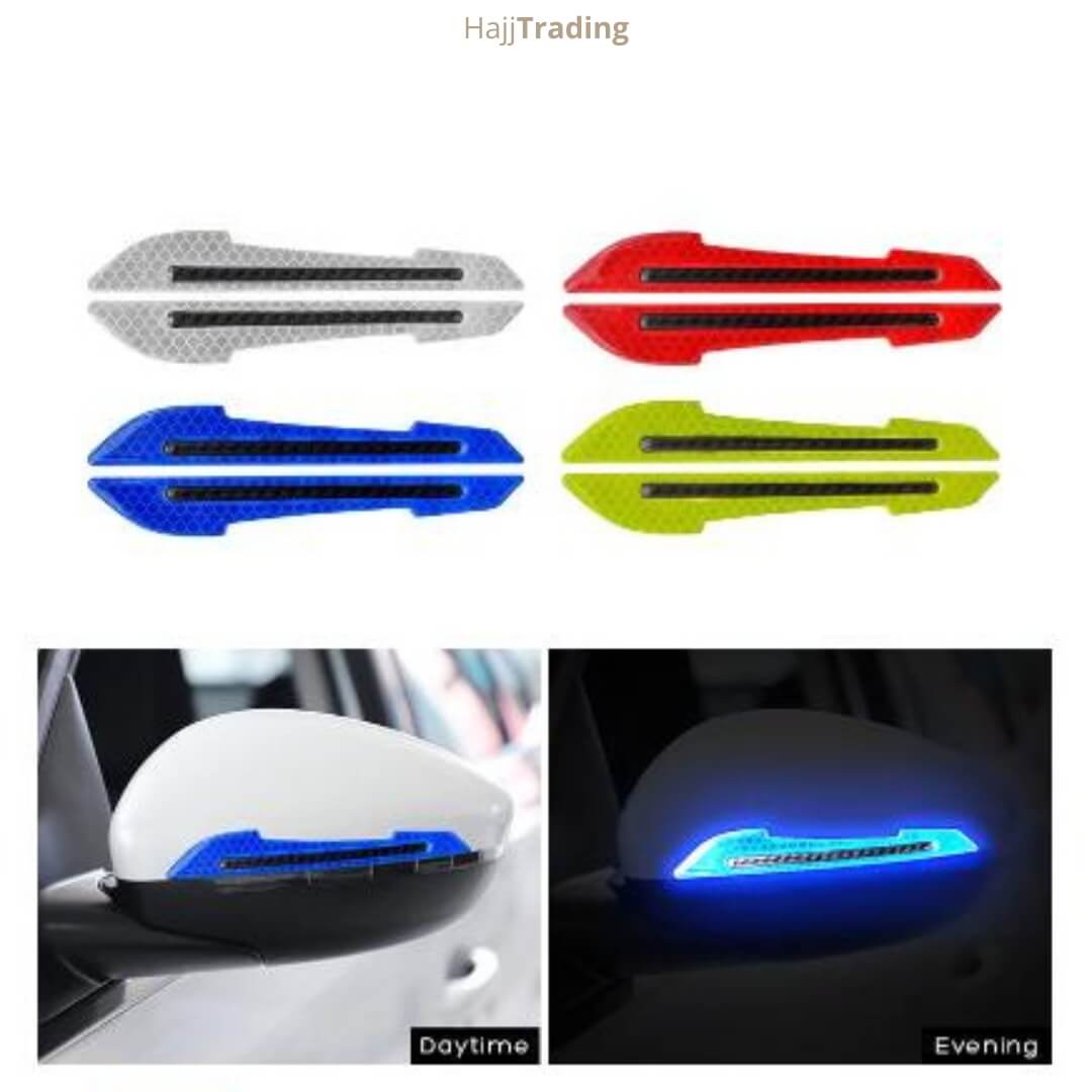 Reflective Mirror Stickers – Fluorescent, Waterproof Safety Set