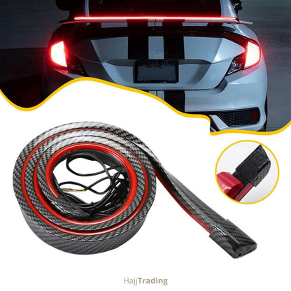 Carbon Fiber LED Spoiler Light – Dynamic Tail Brake & Turn Signal