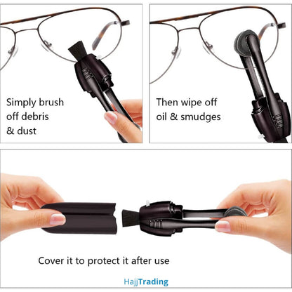 Mini Eyeglass Lens Cleaner – Portable Smudge Remover