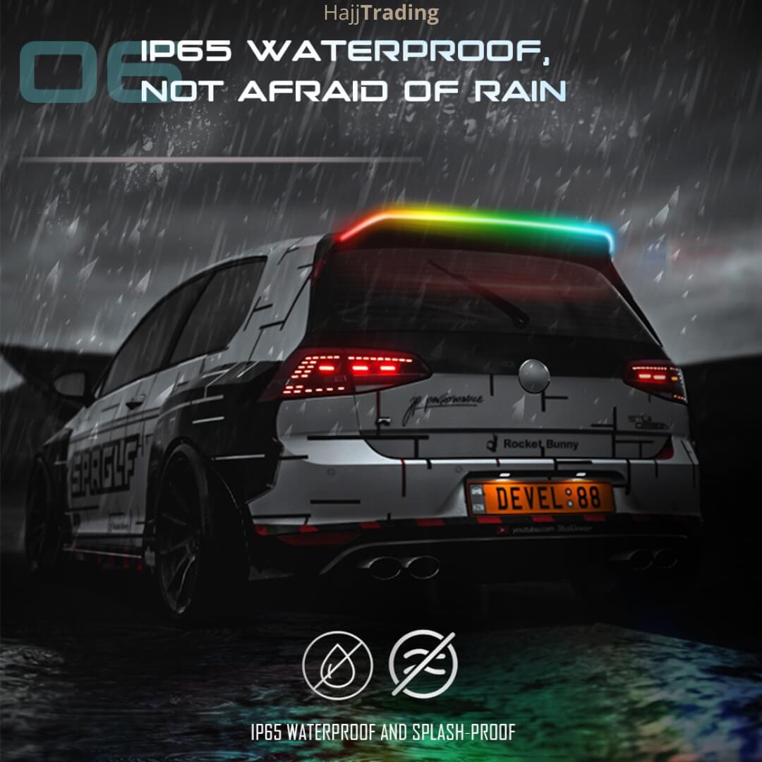 Carbon Fiber LED Spoiler Light – Dynamic Tail Brake & Turn Signal