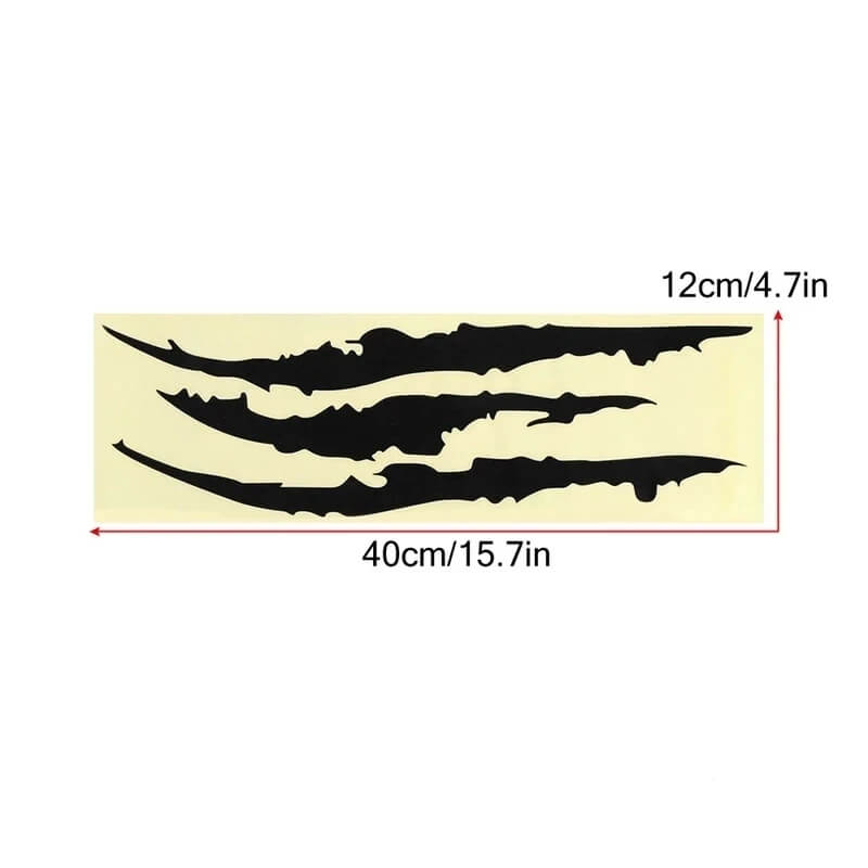 Monster Claw Car Sticker – Vinyl Scratch Decal for Car Body, Headlights, Hood