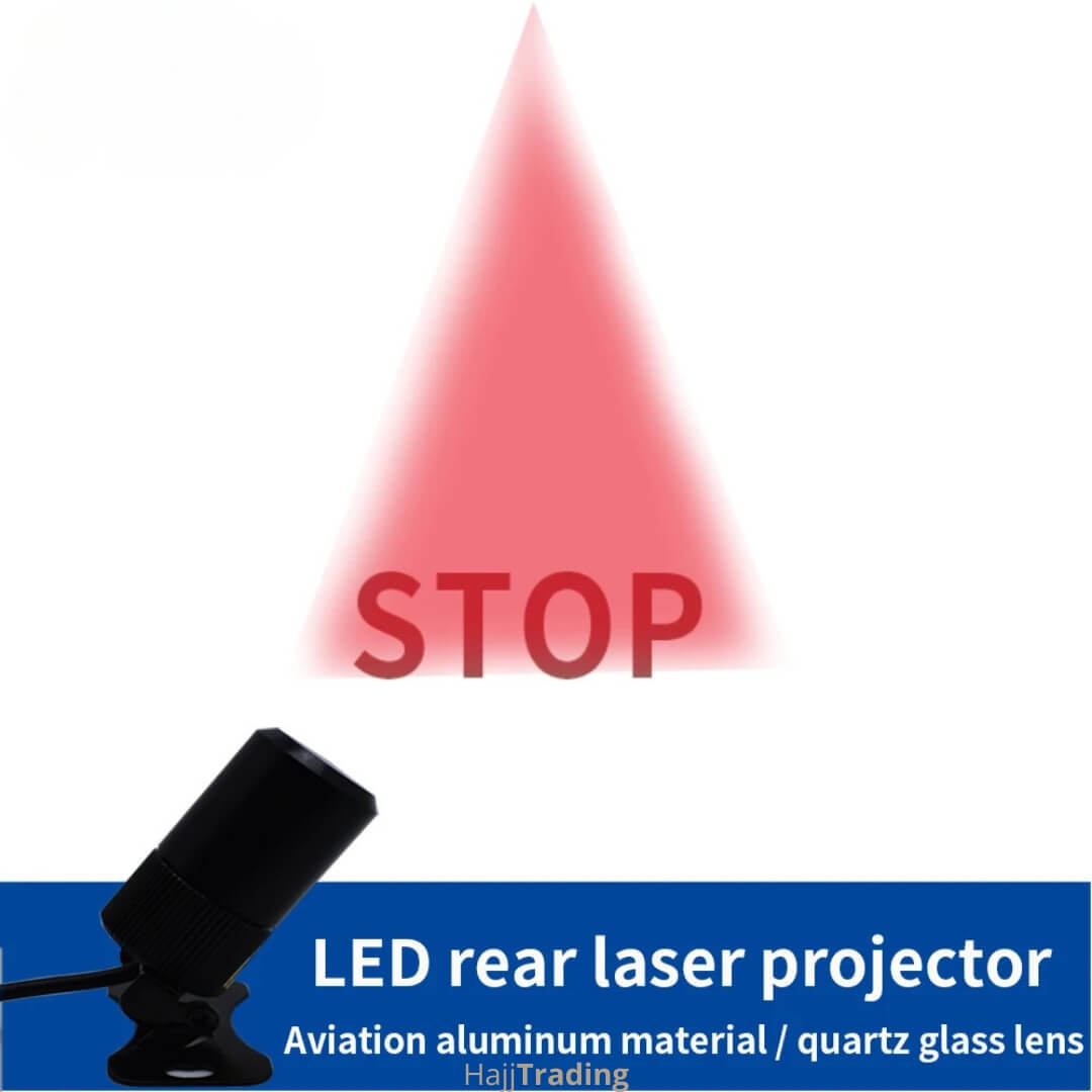 Rear Red LED Stop Light Alert – 8–36V Warning Brake Light