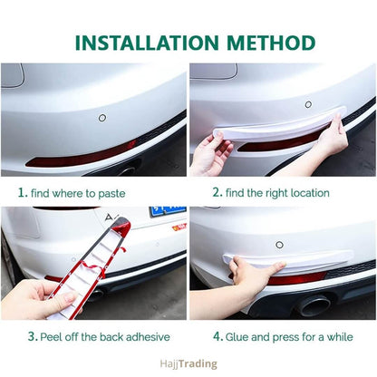 Bumper Protector Strips – Anti-Collision, Waterproof PVC (White/Gray)