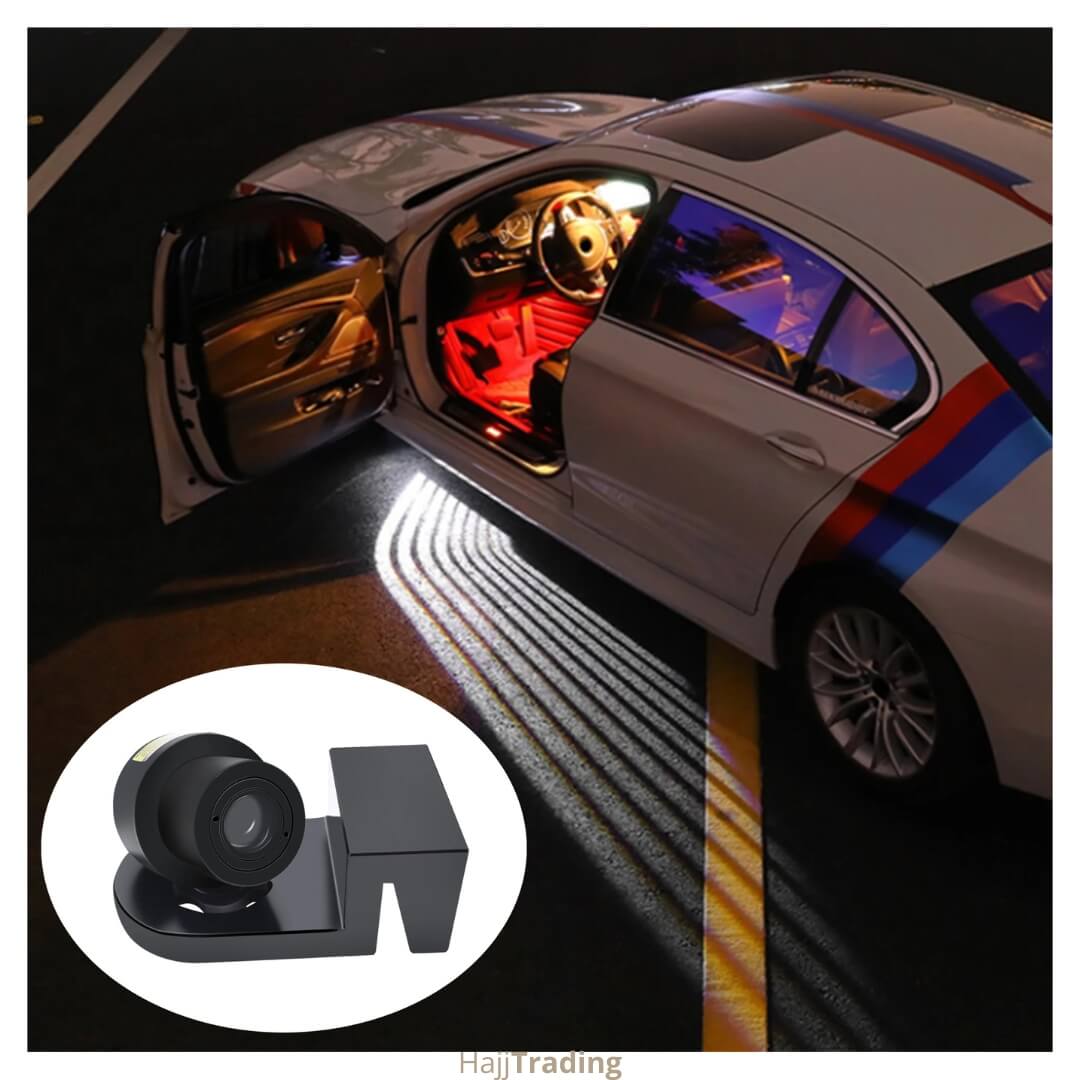 Wings LED Lights Set – Adjustable Angle, White/Red, 2pcs